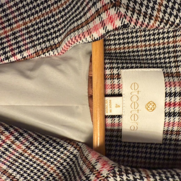 NWT Etcetera Balmoral Blazer - Size 4 (Also selling matching skirt in size 2) - Picture 4 of 7